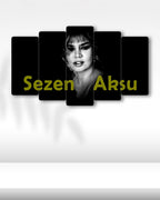 Sezen Aksu, Siyah Beyaz Portre - 5 Parçalı Tablo