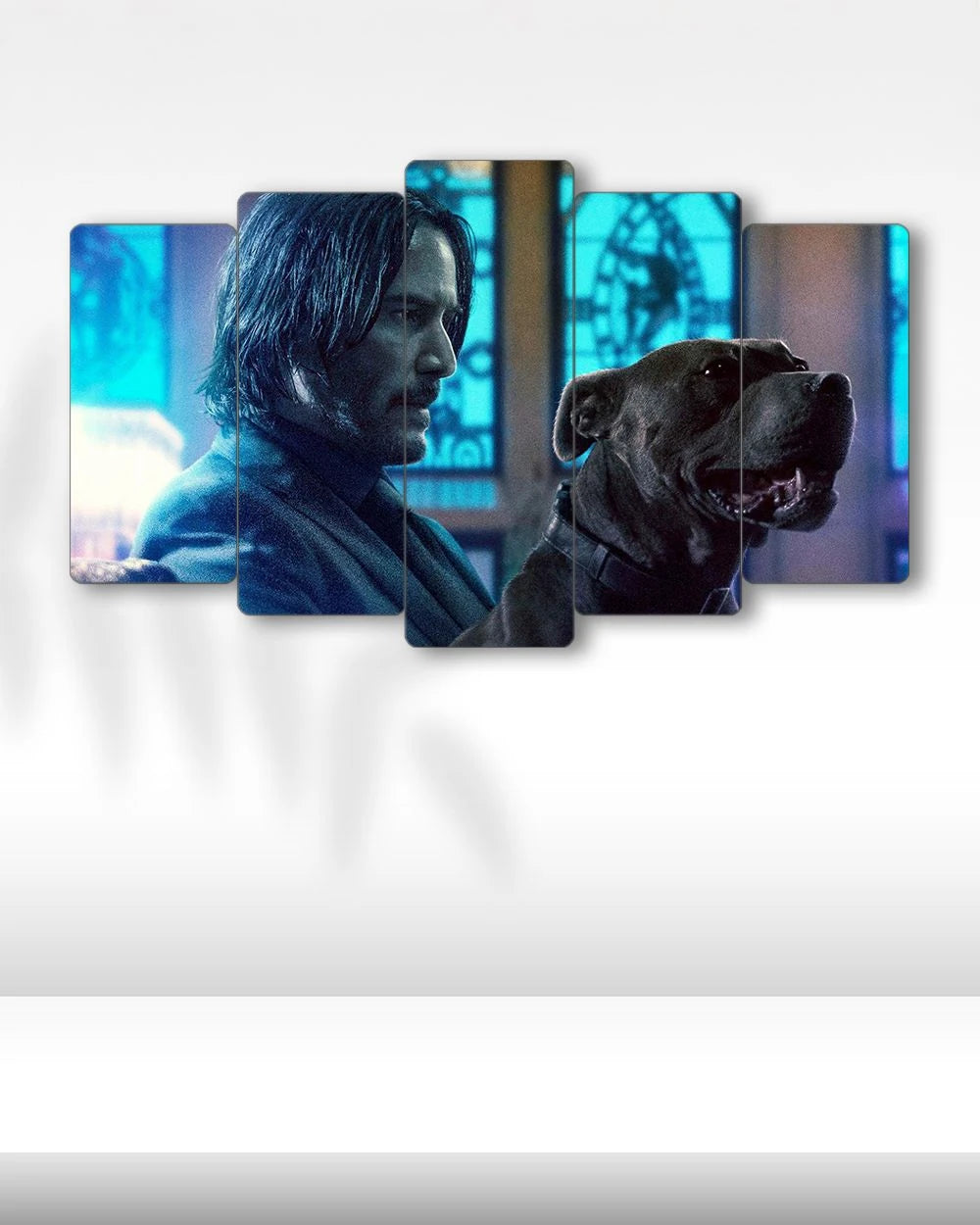 John Wick, Köpeğiyle Sahne - 5 Parçalı Tablo