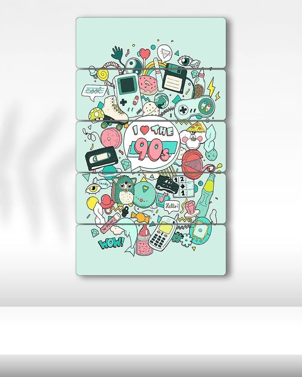 I Love The 90's, Nostalji Teknoloji - 5 Parçalı Tablo