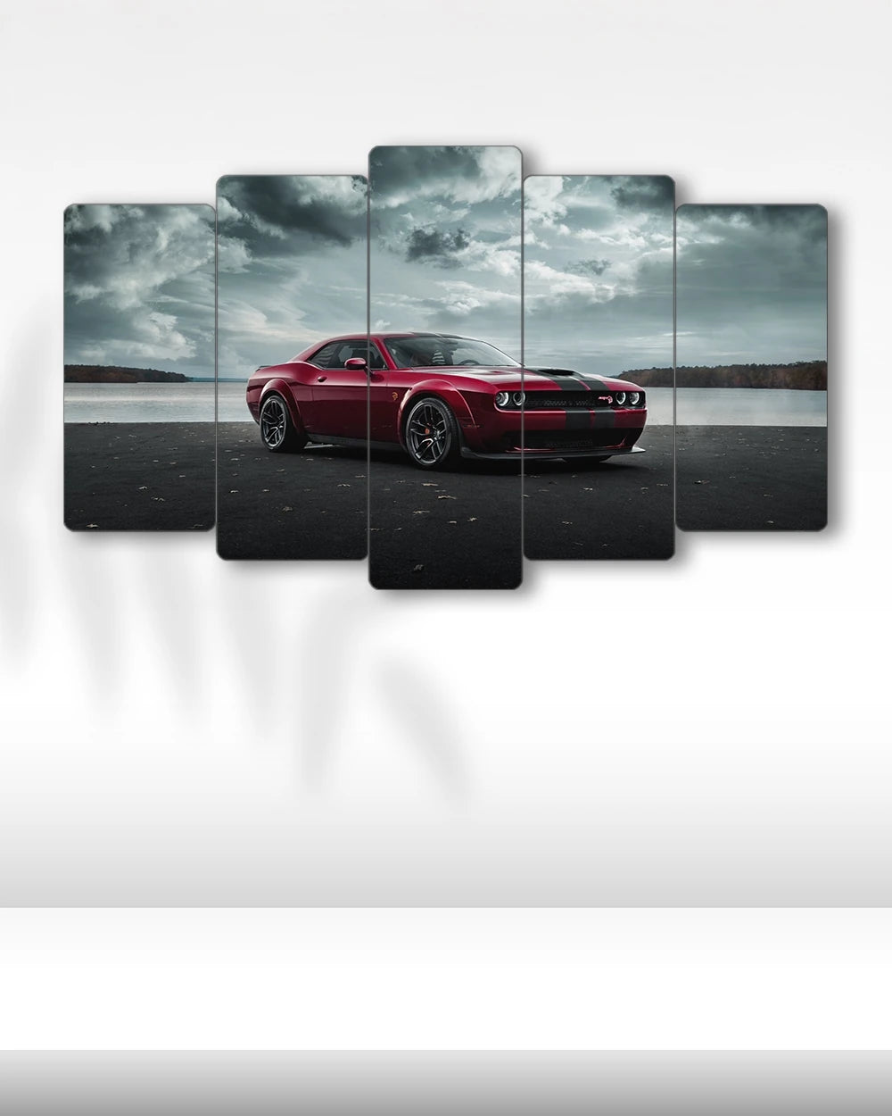 Dodge Challenger SRT - 5 Parçalı Araba Tablo