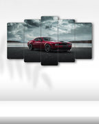 Dodge Challenger SRT - 5 Parçalı Araba Tablo