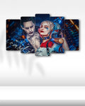 Suicide Squad, Joker ve Harley Quinn - 5 Parçalı Tablo