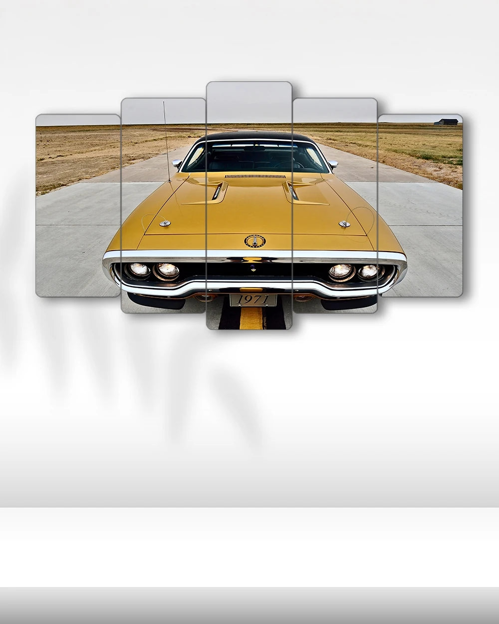 1971 Plymouth GTX - 5 Parçalı Araba Tablo