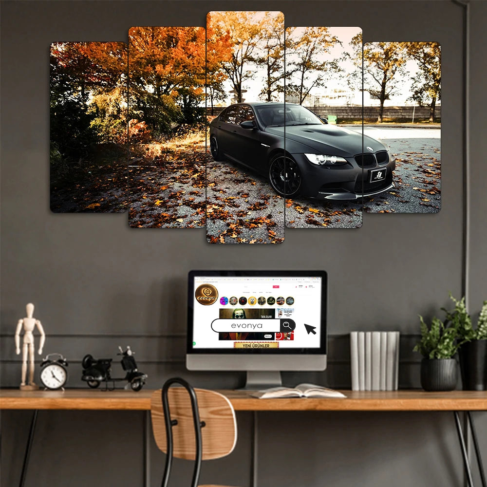 BMW E92 Coupe - 5 Parçalı Araba Tablo