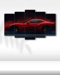 Ferrari California T - 5 Parçalı Araba Tablo