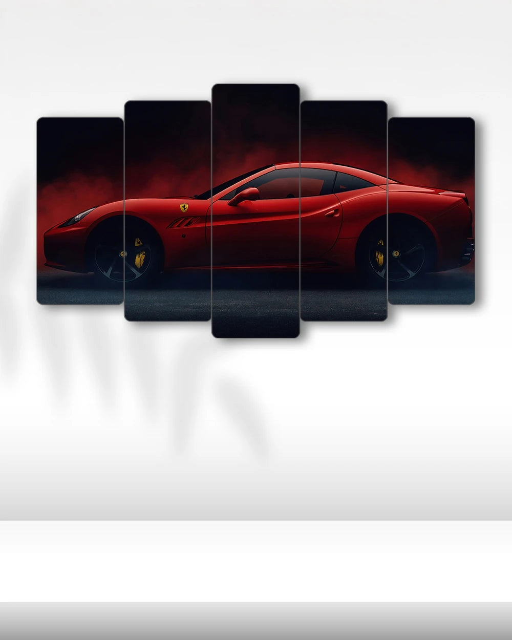 Ferrari California T - 5 Parçalı Araba Tablo