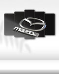 Mazda Logo - 5 Parçalı Araba Tablo