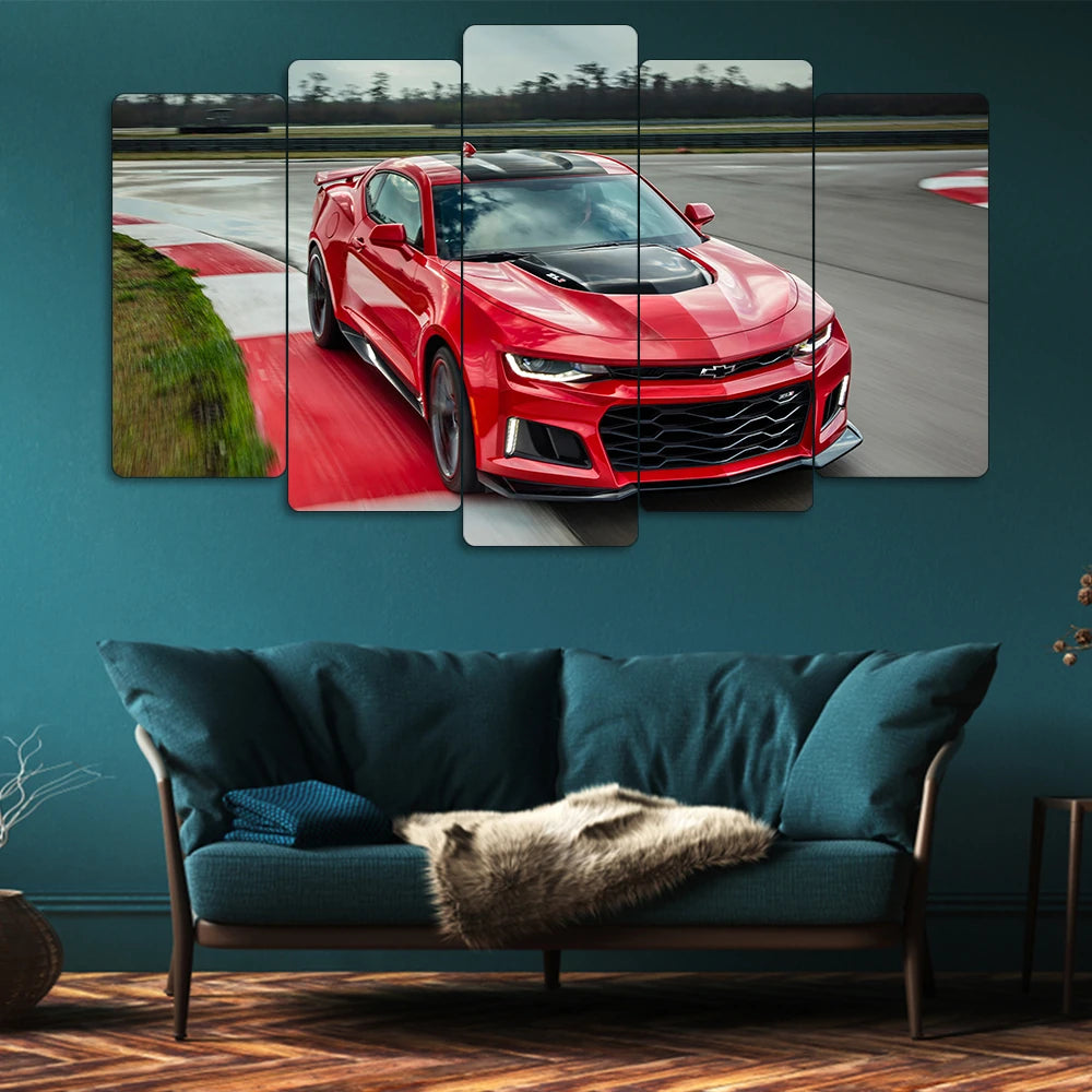 Chevrolet Camaro ZL1 - 5 Parçalı Araba Tablo
