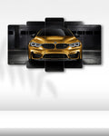 BMW M4 F82 - 5 Parçalı Araba Tablo