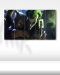 Joker, Harley Quinn, Kart - 5 Parçalı Tablo