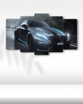 Mercedes-Benz C63 AMG Coupe - 5 Parçalı Araba Tablo