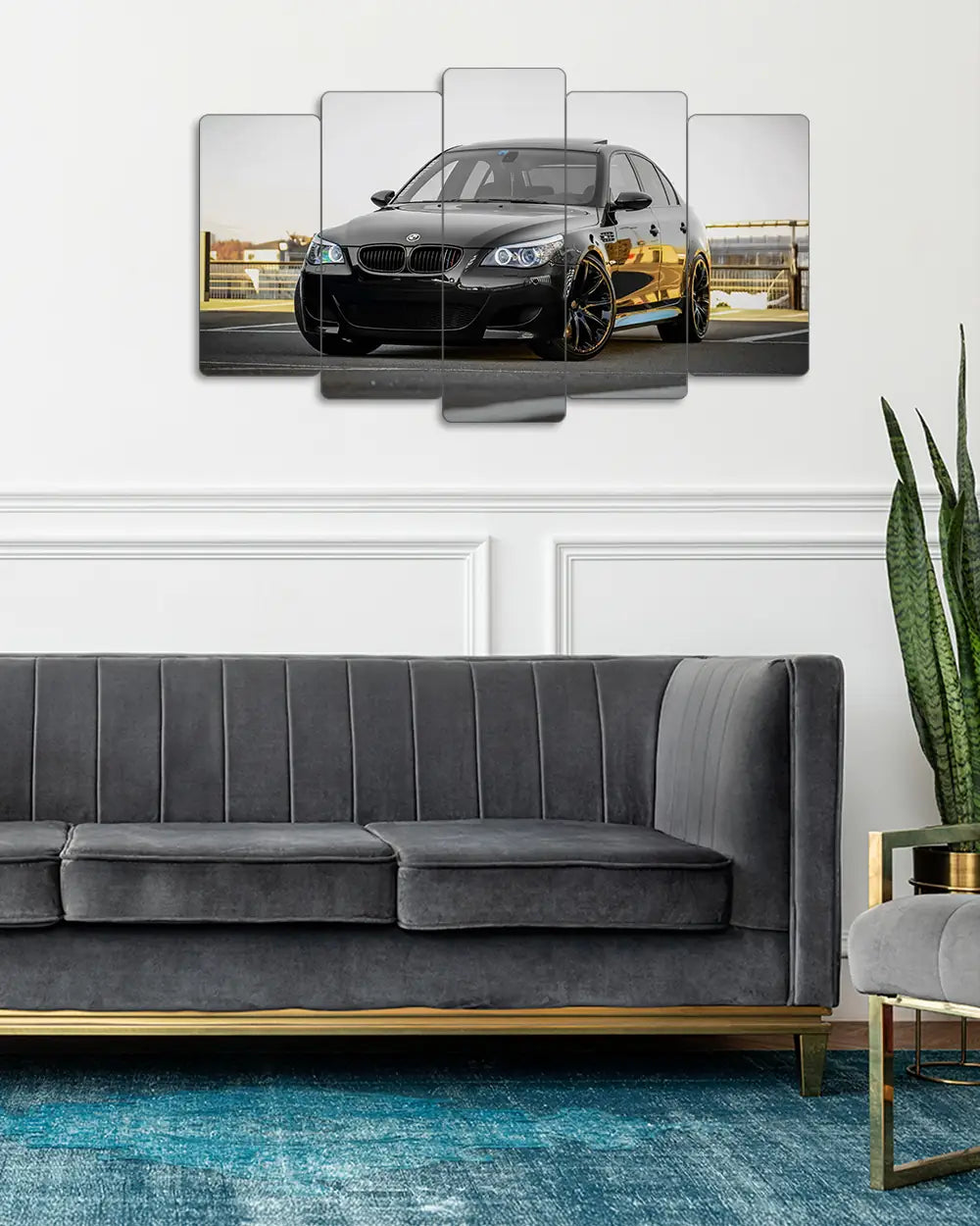 BMW M5 E60 2005 - 5 Parçalı Araba Tablo