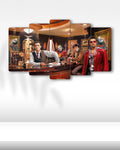 Dizi ve Film Karakterleri, Bar Sahnesi - 5 Parçalı Tablo