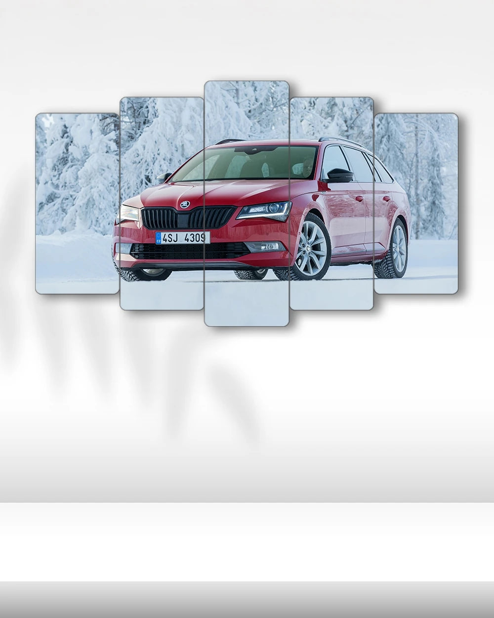 Skoda Superb III Combi - 5 Parçalı Araba Tablo