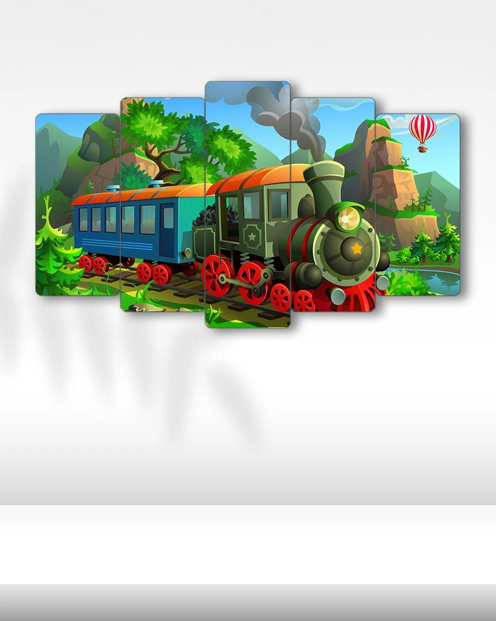 Tren - 5 Parçalı Tablo