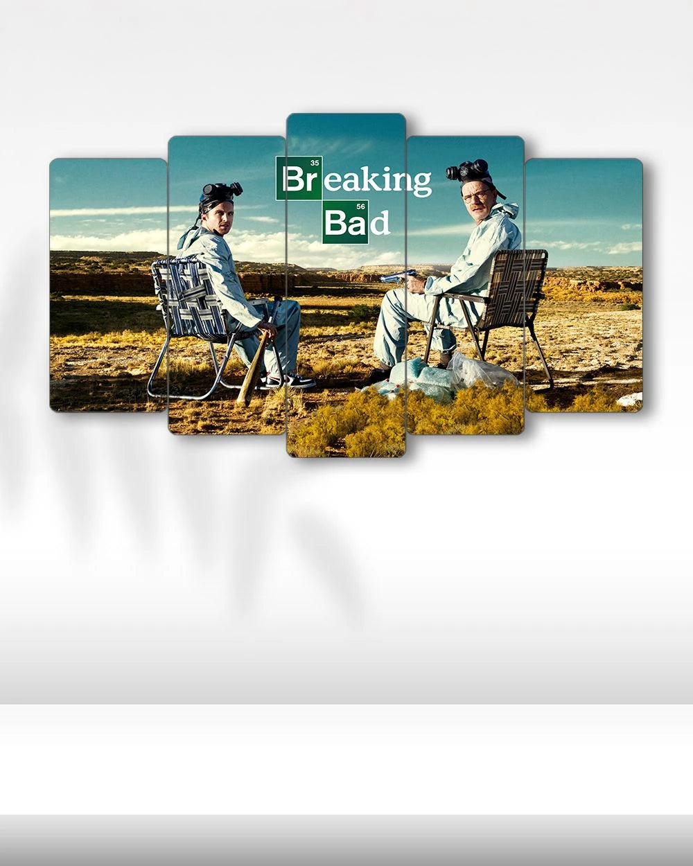 Walter White ve Jesse Pinkman, Breaking Bad - 5 Parçalı Tablo