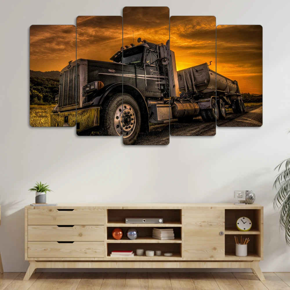 Peterbilt 379 Tır - 5 Parçalı Araba Tablo