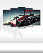 Porsche 911 RSR GT3 - 5 Parçalı Araba Tablo