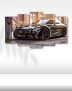 Mercedes-AMG GT R Pro - 5 Parçalı Araba Tablo