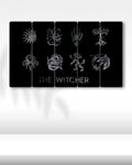 The Witcher, Sembol Tasarımı - 5 Parçalı Tablo