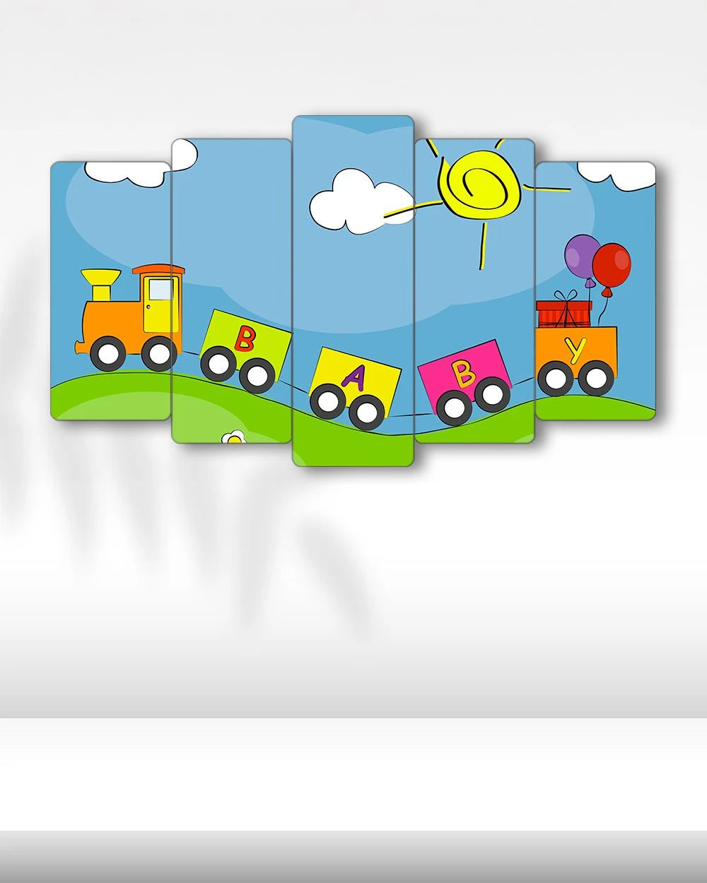 Baby, Tren - 5 Parçalı Tablo