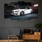 BMW 640i (F13) White Edition - 5 Parçalı Araba Tablo