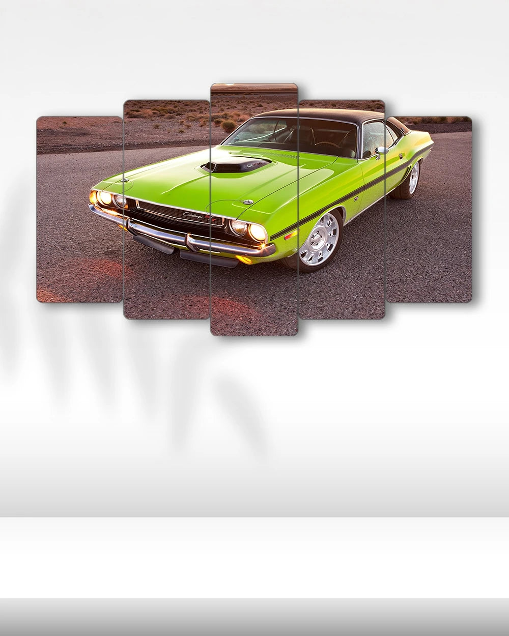 1970 Dodge Challenger R/T - 5 Parçalı Araba Tablo