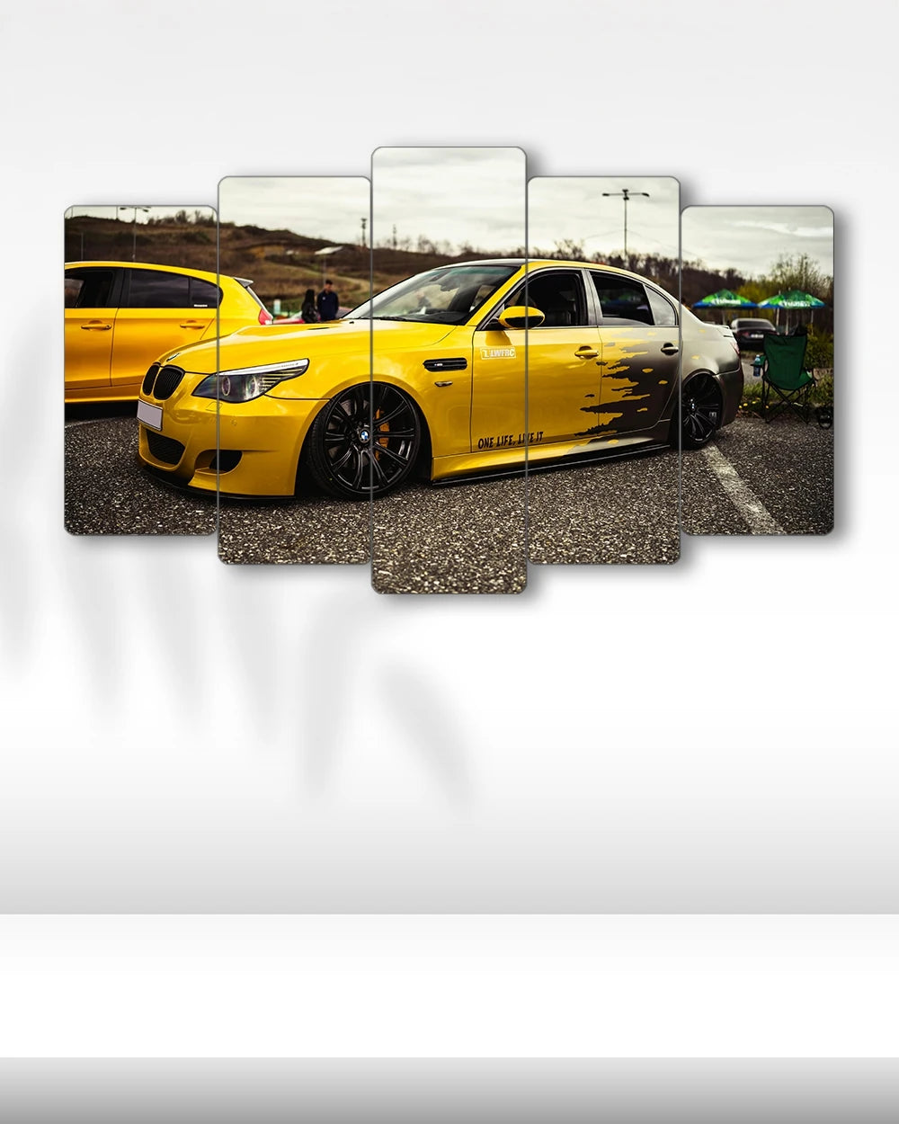 BMW M5 E60 2005 - 5 Parçalı Araba Tablo