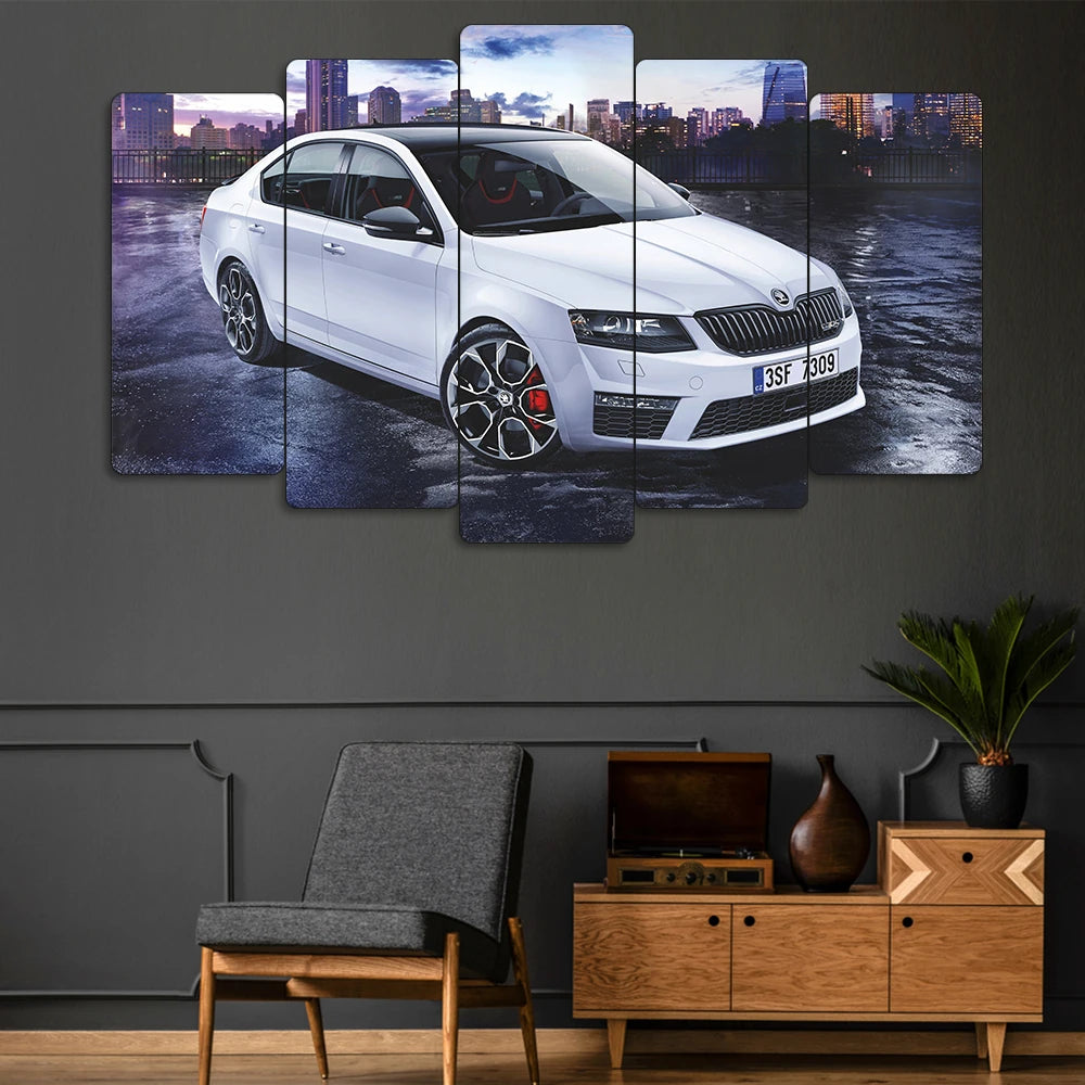 Skoda Octavia RS 245 - 5 Parçalı Araba Tablo