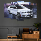 Skoda Octavia RS 245 - 5 Parçalı Araba Tablo
