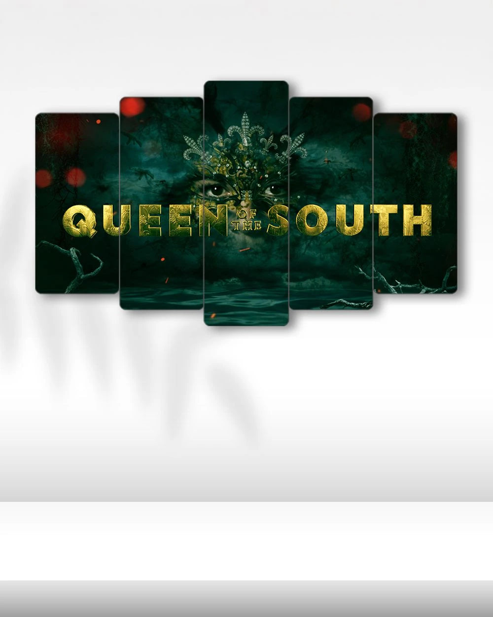 Queen of the South, Logo Yeşil - 5 Parçalı Tablo
