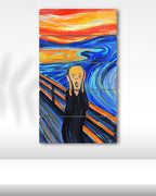 The Scream, Edvard Munch - 5 Parçalı Tablo