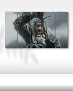 The Witcher, Geralt Kılıç Pozu - 5 Parçalı Tablo
