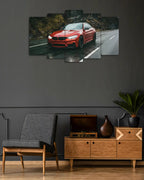 BMW M4 F82 2015 - 5 Parçalı Araba Tablo