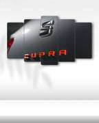 Seat Cupra Logo - 5 Parçalı Araba Tablo
