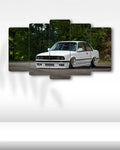 BMW E30 Coupe - 5 Parçalı Araba Tablo