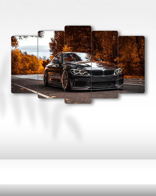 BMW M4 Coupe - 5 Parçalı Araba Tablo