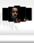 Vito Corleone, The Godfather - 5 Parçalı Tablo