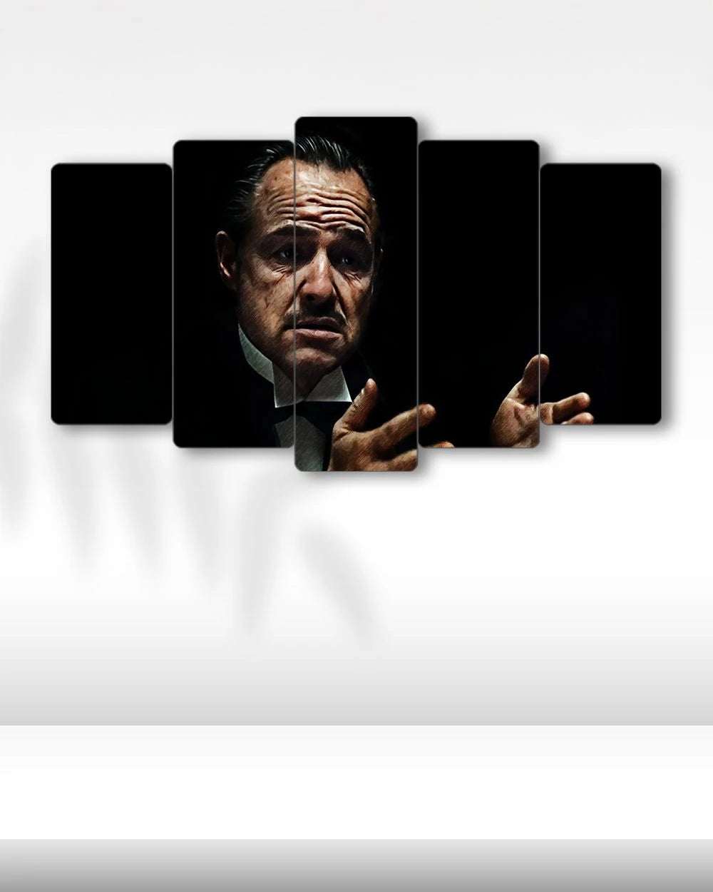 Vito Corleone, The Godfather - 5 Parçalı Tablo