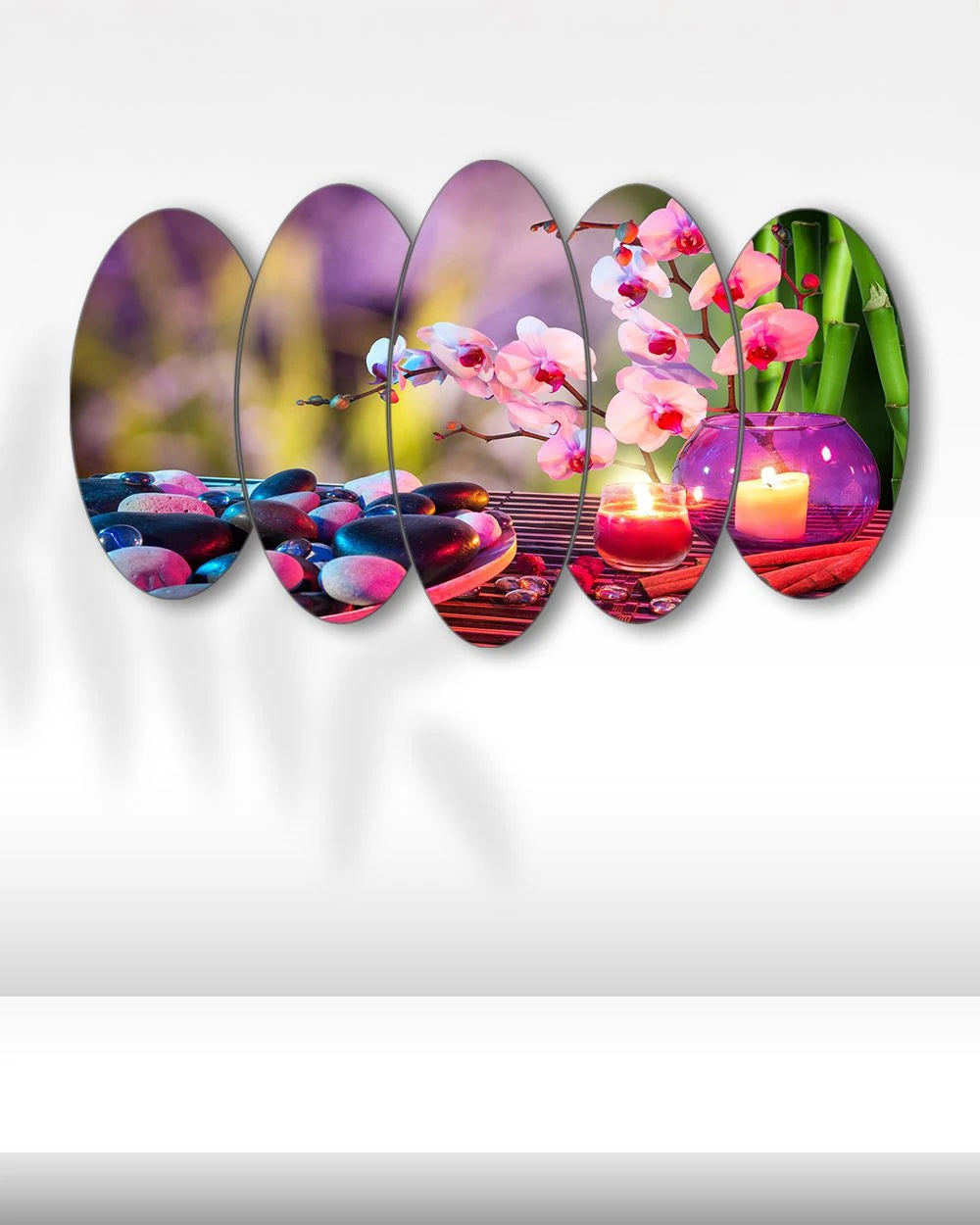 Spa ve Orkide Tasarımı - 5 Parçalı Tablo