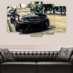 Mercedes C63 AMG - 5 Parçalı Araba Tablo