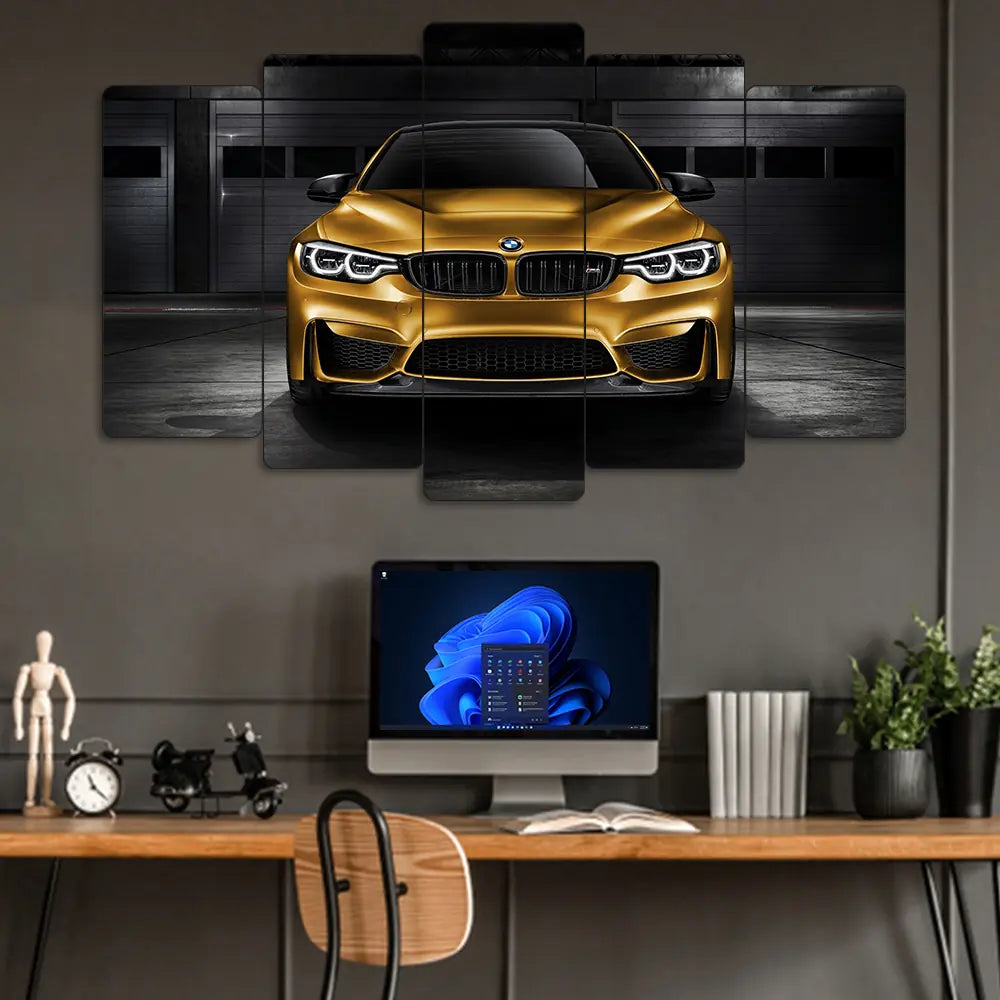 BMW M4 F82 - 5 Parçalı Araba Tablo