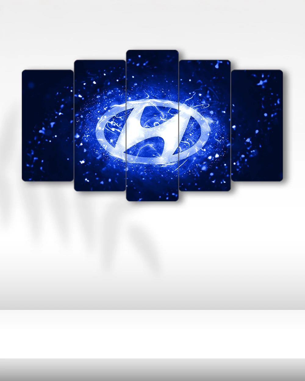 Hyundai Logo - 5 Parçalı Araba Tablo