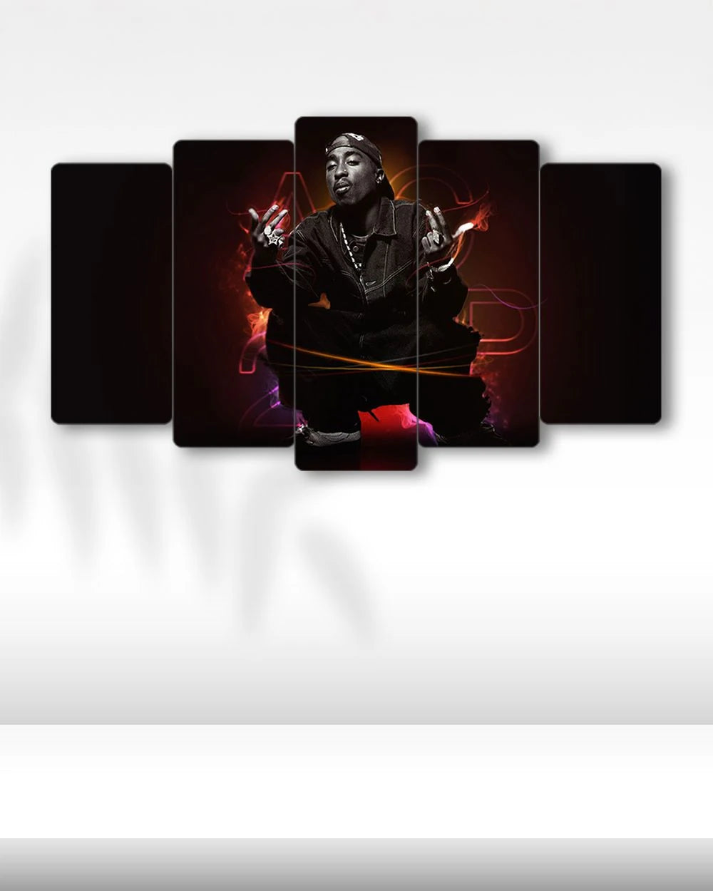 Tupac Shakur, Sahne - 5 Parçalı Tablo
