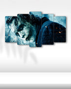 Joker, The Dark Knight - 5 Parçalı Tablo