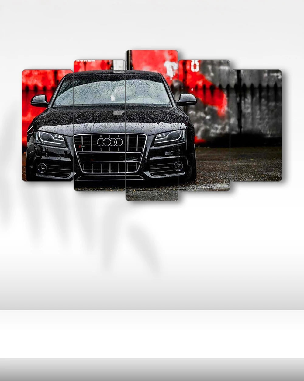 Audi S5 (B8) Rain Edition - 5 Parçalı Araba Tablo