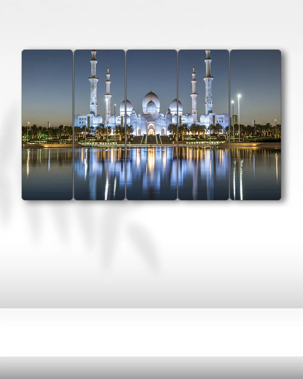 Şeyh Zayid Camii, Abu Dabi - 5 Parçalı Dini Tablo