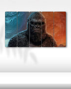 Godzilla vs Kong, King Kong - 5 Parçalı Tablo