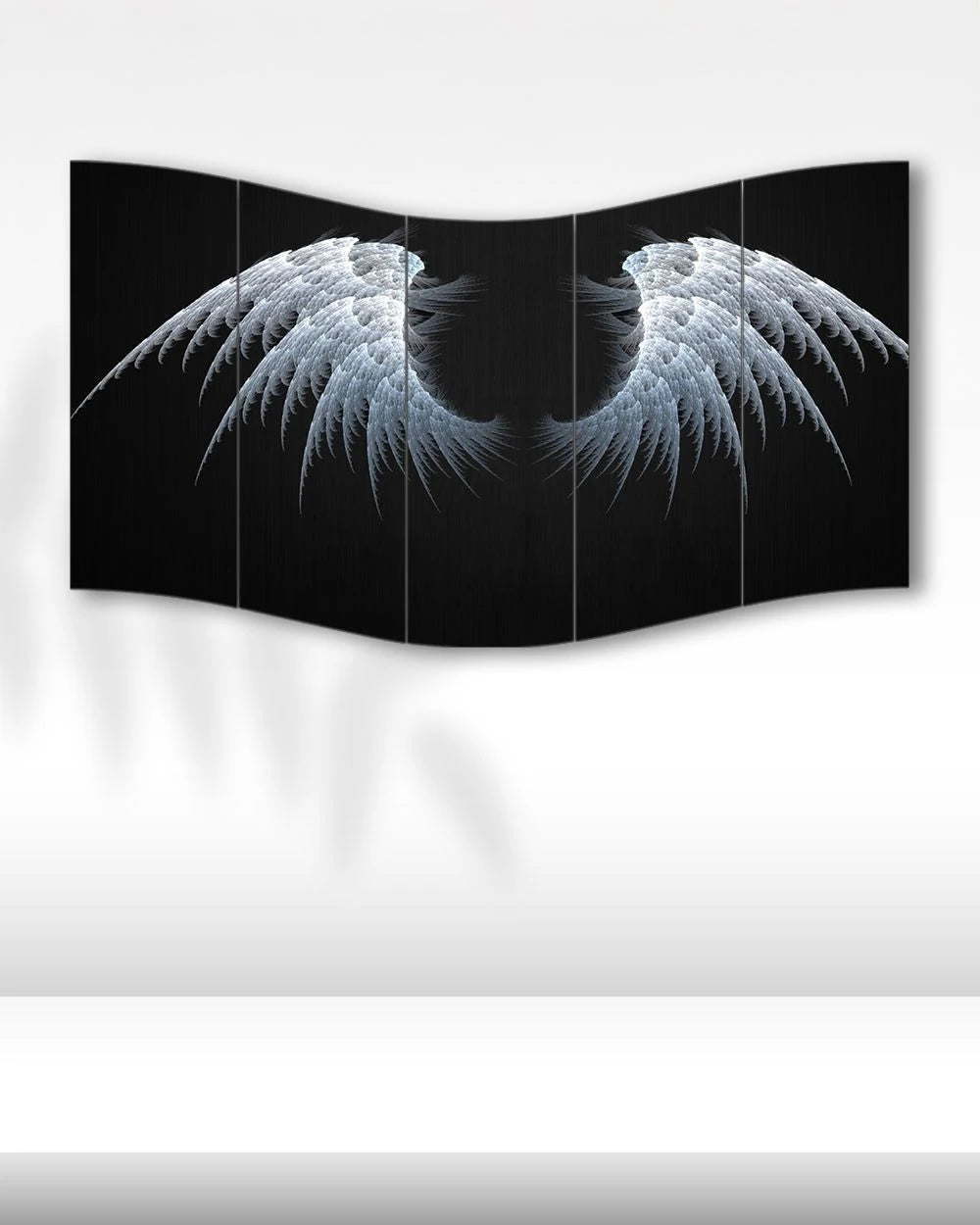 Beyaz Melek Kanatları - 5 Parçalı Tablo