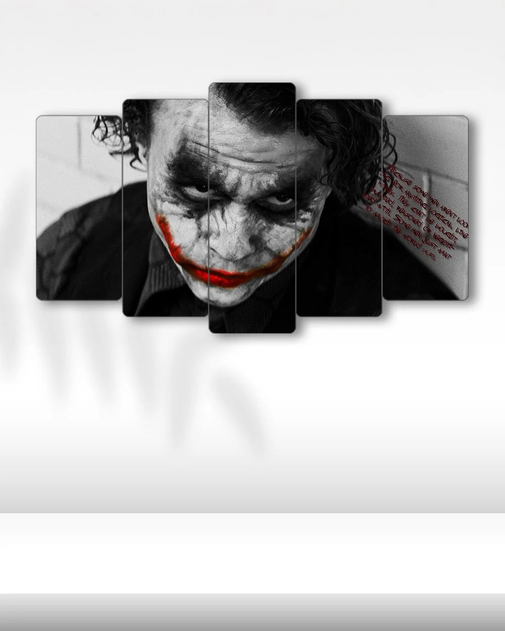Joker, The Dark Knight - 5 Parçalı Tablo